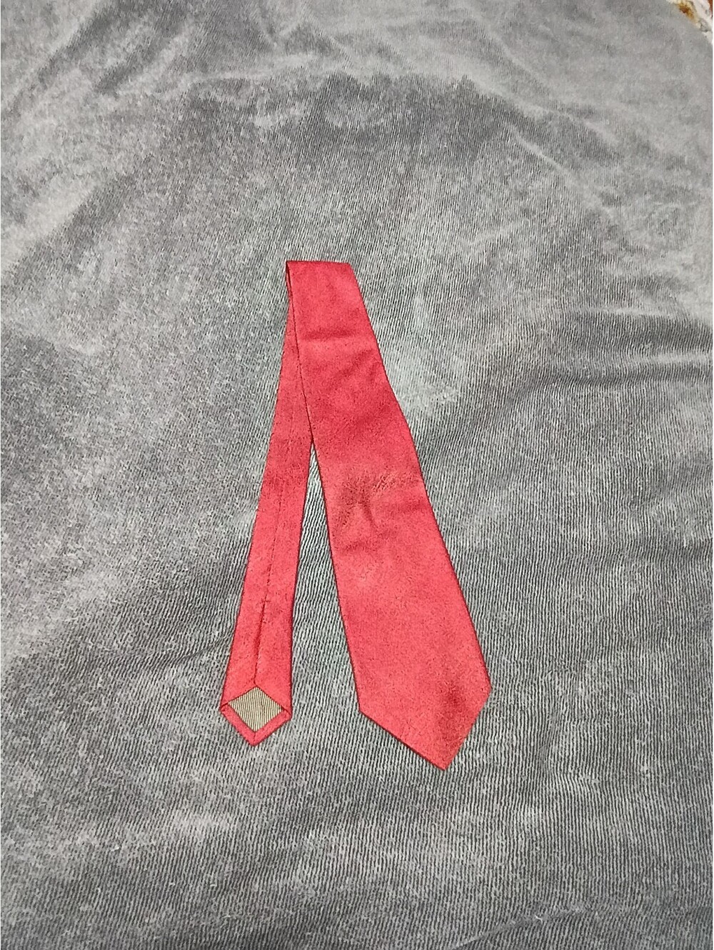 Jim Thompson Red 100% Silk Necktie